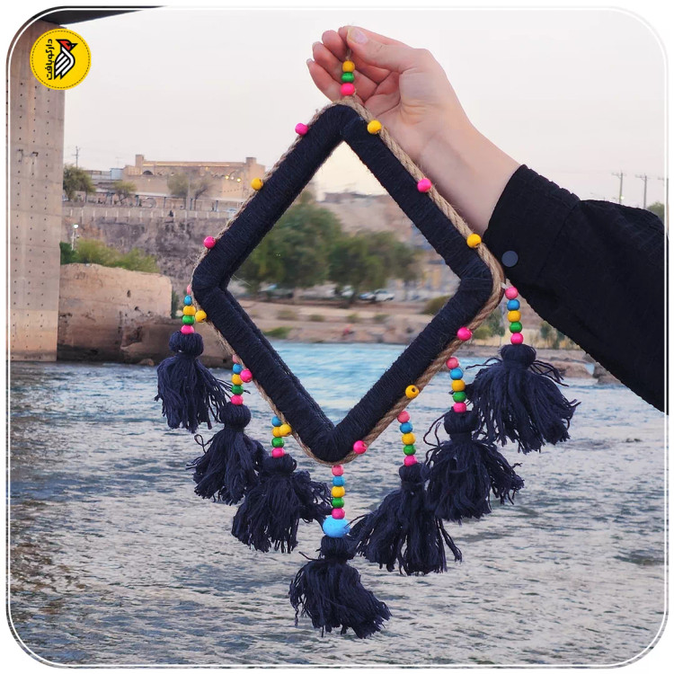 آینه دیوارکوب ناهید منگوله دار