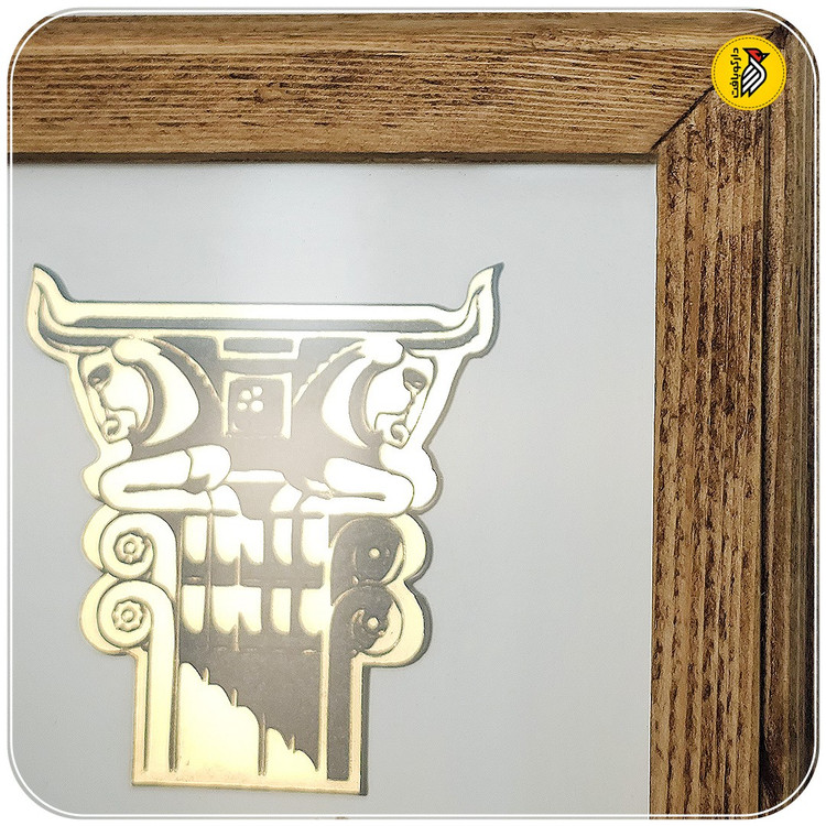 تابلو دکوراتیو ستون تخت جمشید با شعر پارسی