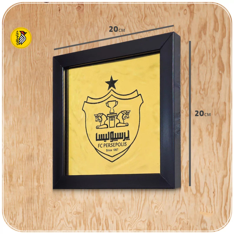 تابلو دکوراتیو طلایی لوگو پرسپولیس