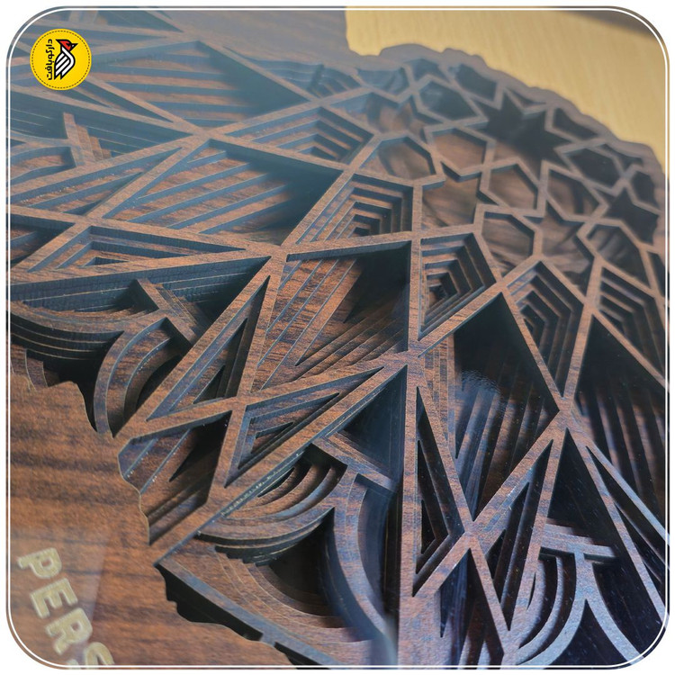 تابلو دکوراتیو چوبی نقشه ایران