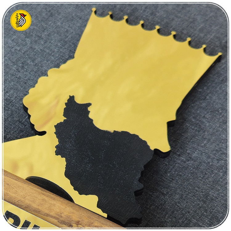 استند رومیزی طلایی داریوش کبیر