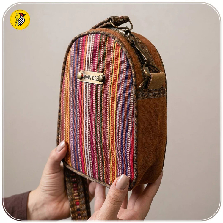 کیف رودوشی ماهور پارچه پنبه ای